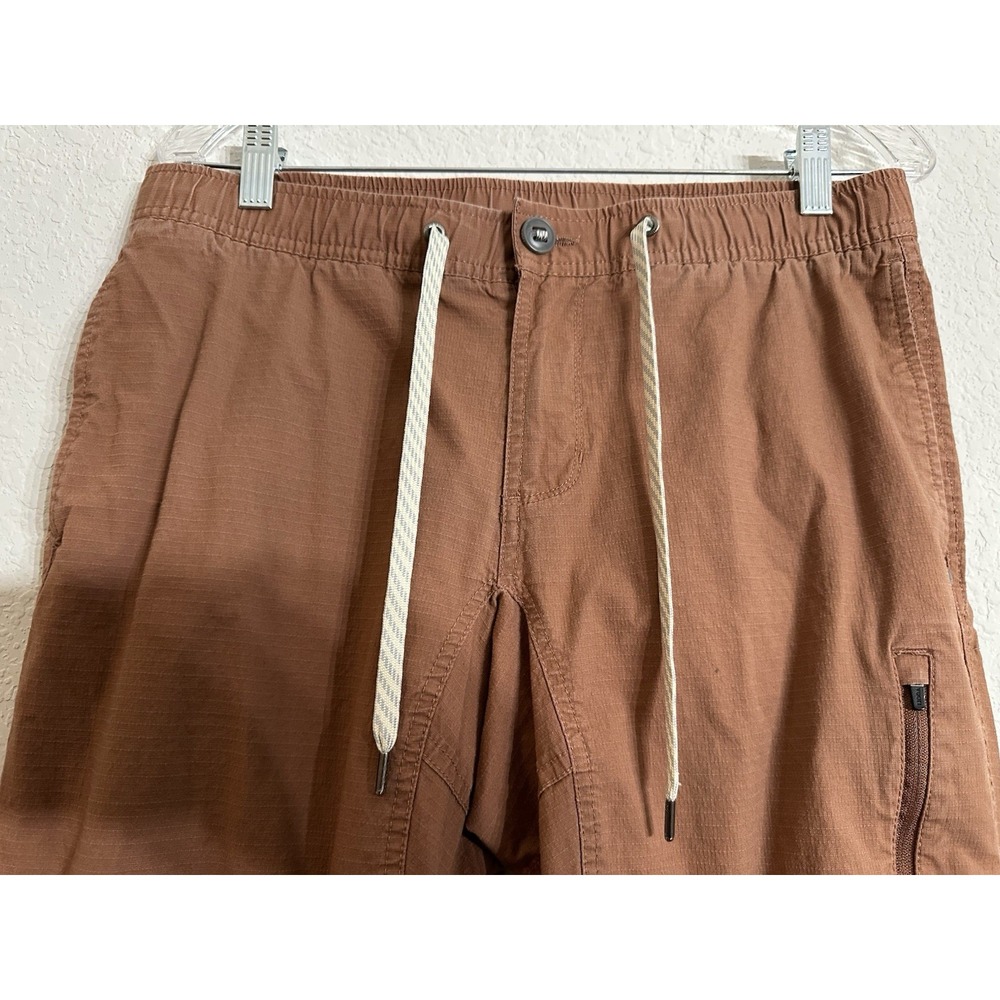 Vuori Ripstop Pants Womens Medium Rust Orange Straight Leg Outdoor Hiking Casual